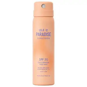 Isle of Paradise Daily Defense Face Mist SPF 50 Sunscreen