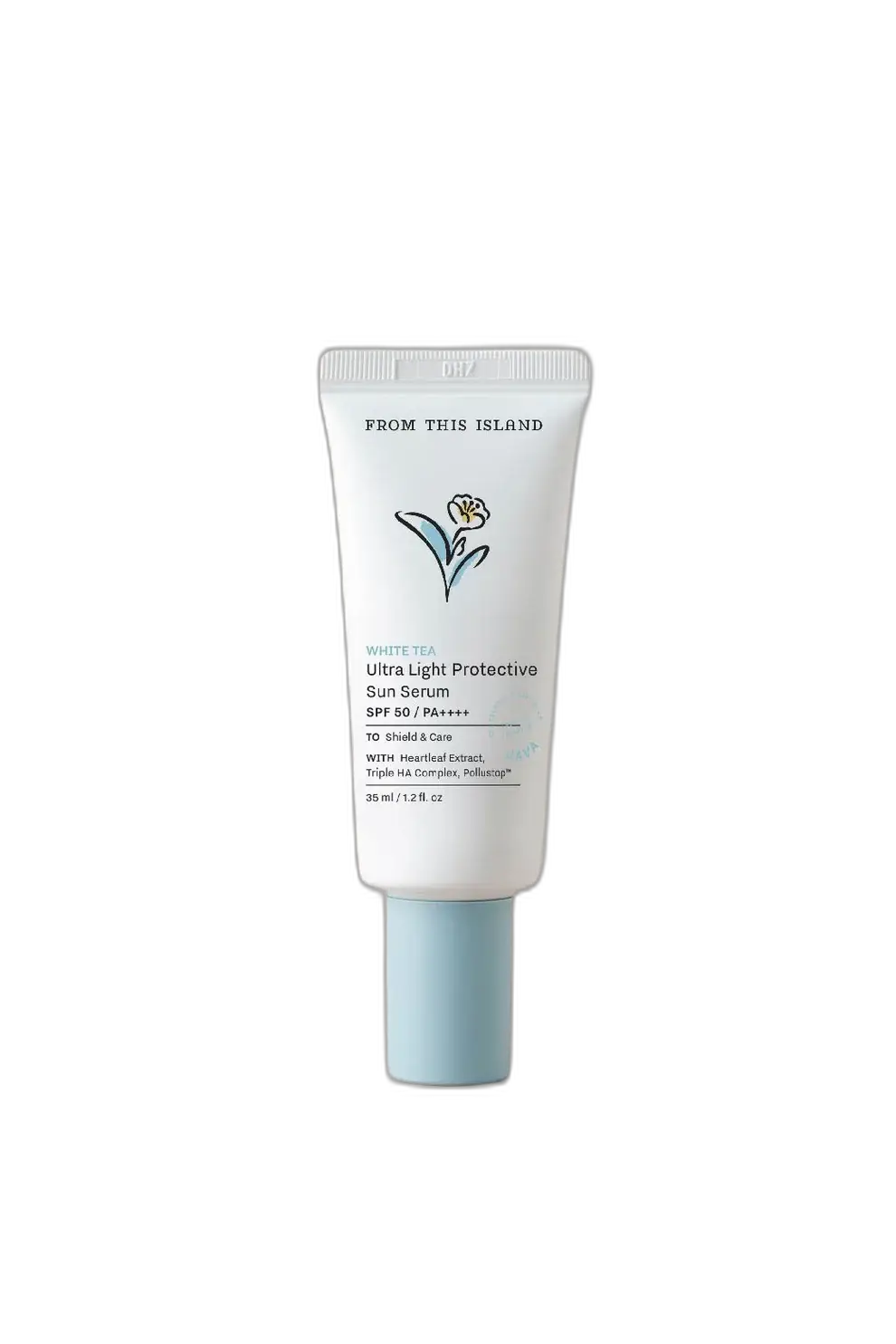 From This Island White Tea Ultra Light Protective Sun Serum SPF 50