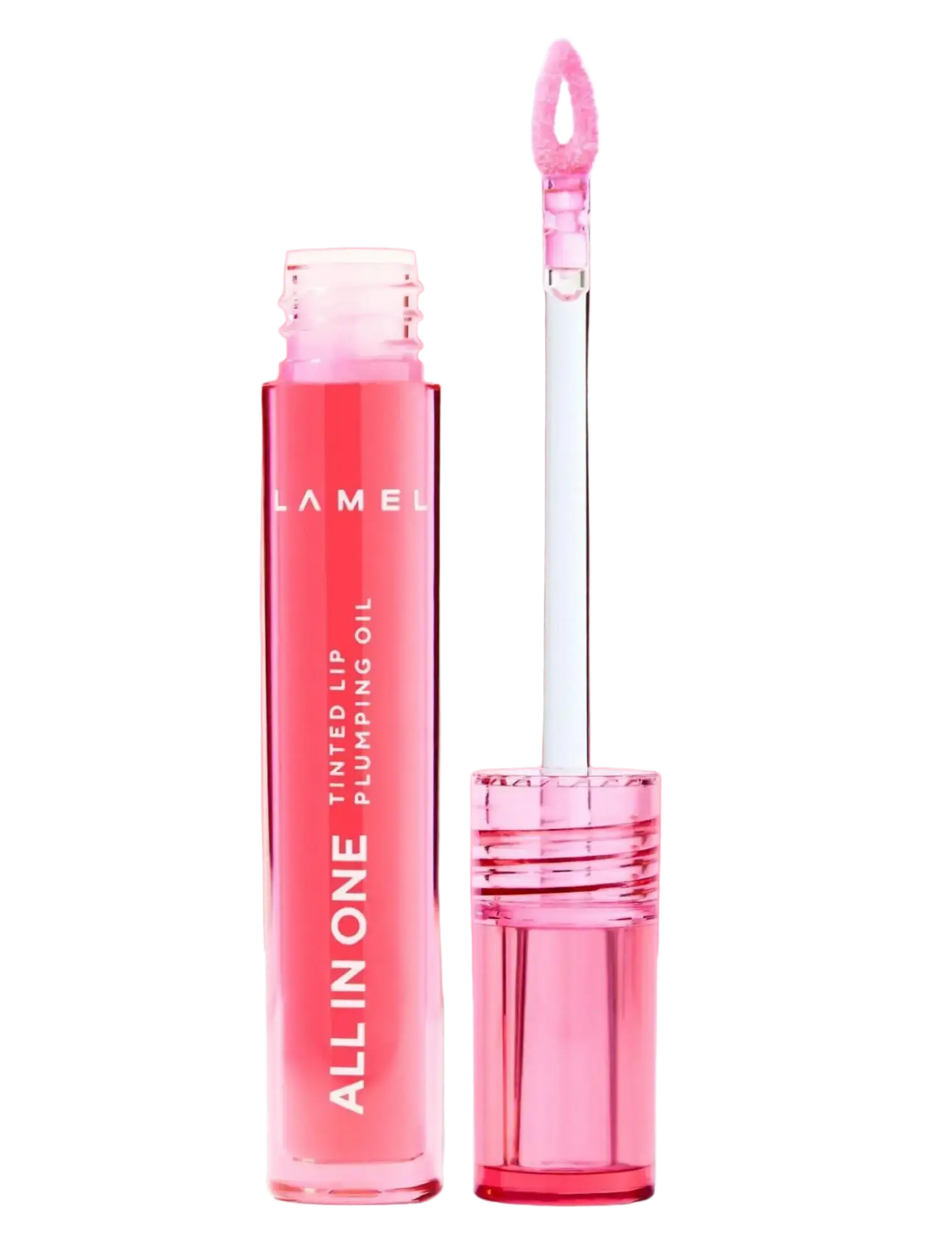 Lamel Cosmetics All In One Tinted Lip Plumping Oil 401 Peachy
