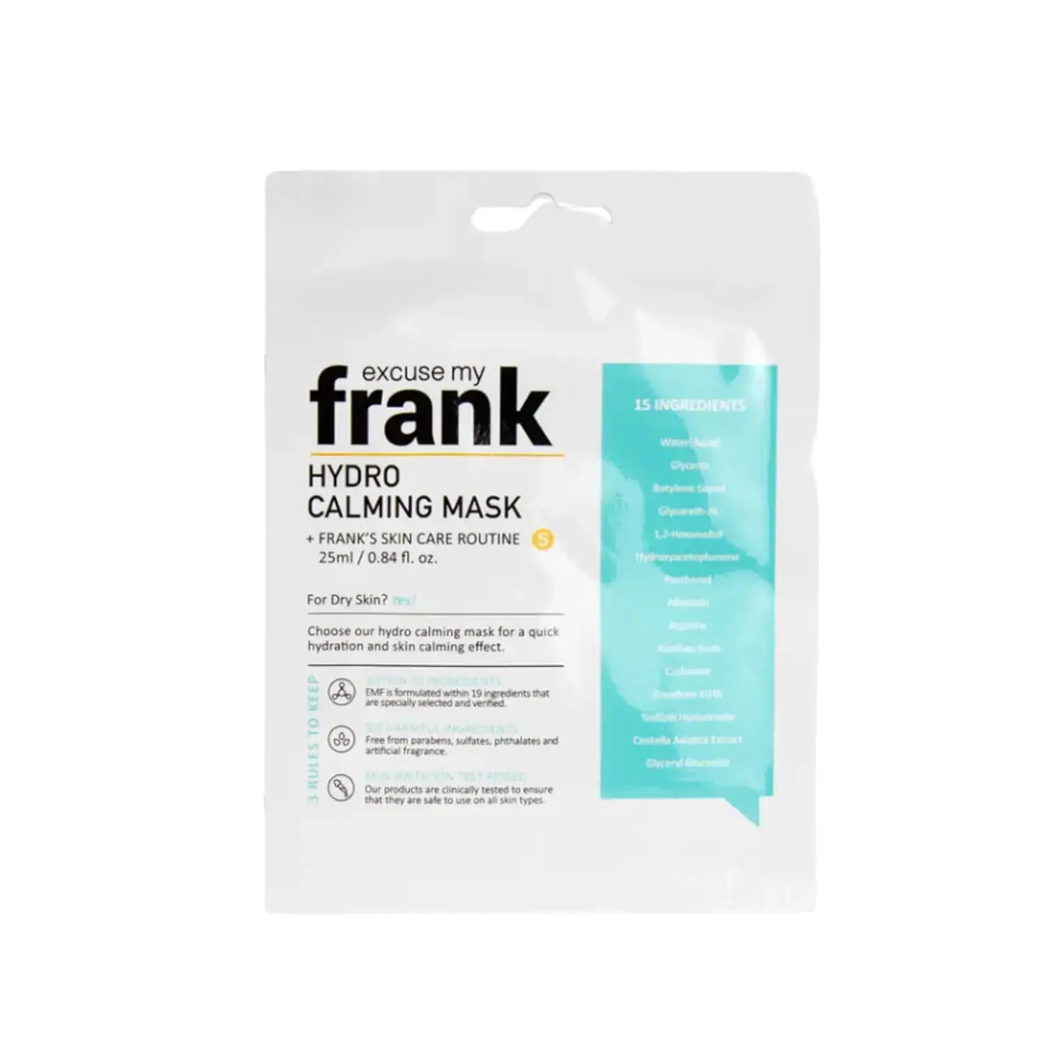 excuse my frank Hydro Calming Mask