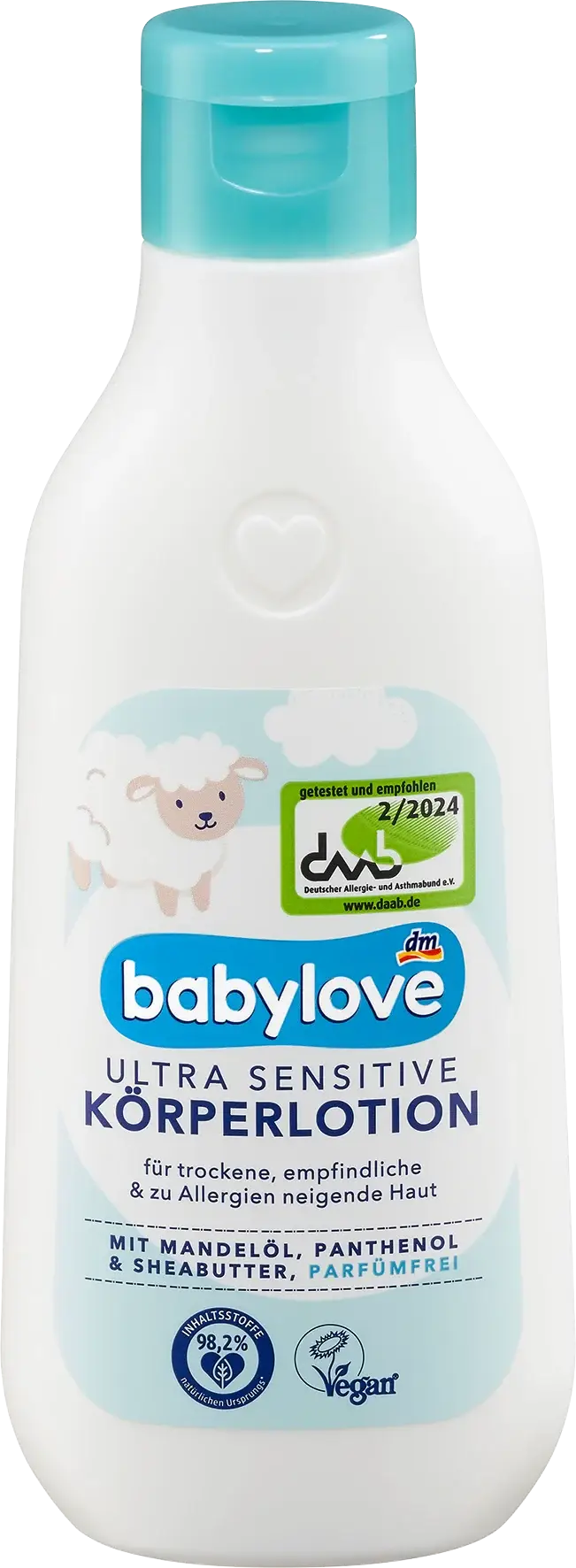babylove dm Ultra Sensitive Körperlotion