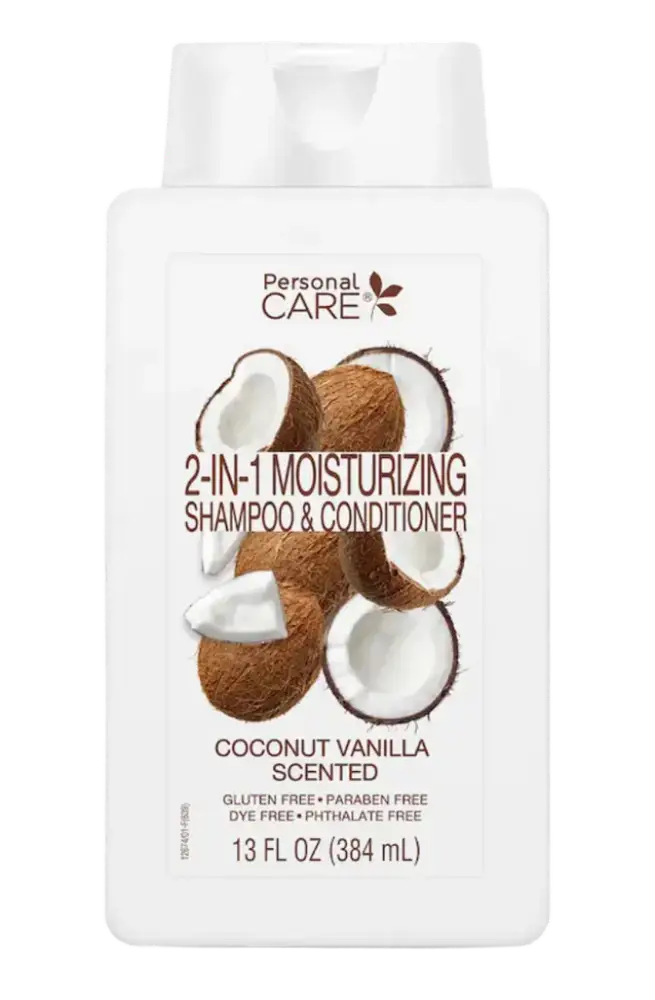 Personal Care Coconut Vanilla Scented 2-In-1 Shampoo & Conditioner