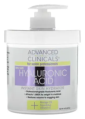 Advanced Clinicals Hyaluronic Acid Instant Skin Hydrator