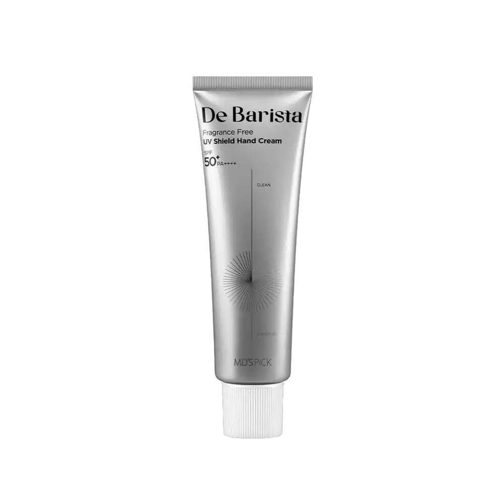 MD’s Pick De Barista Fragrance Free UV Shield Hand Cream SPF 50+