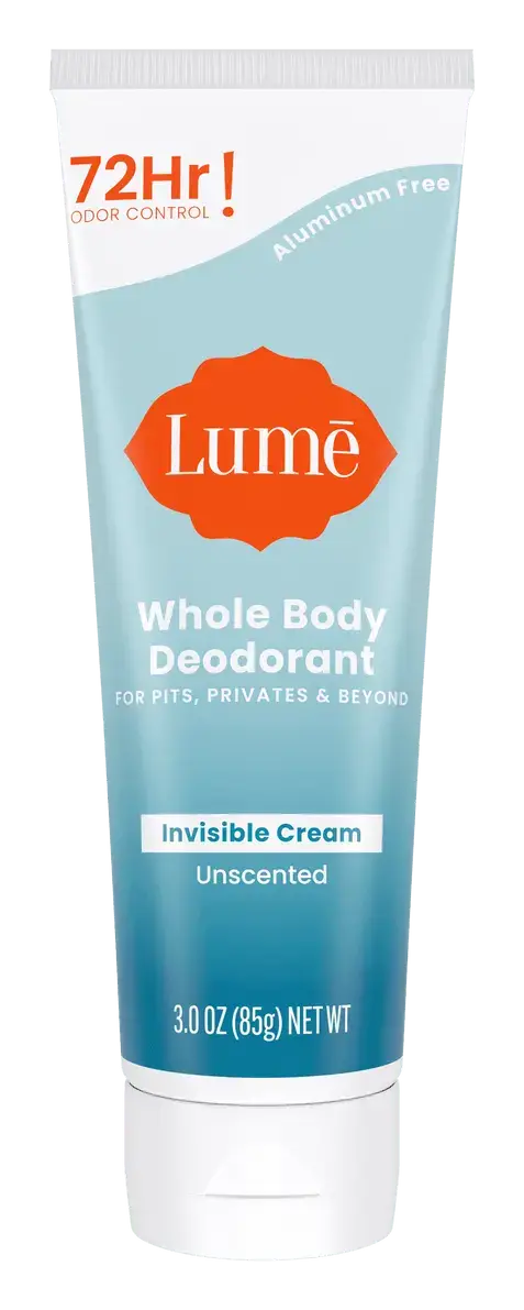 Lume Whole Body Deodorant Invisible Cream Unscented