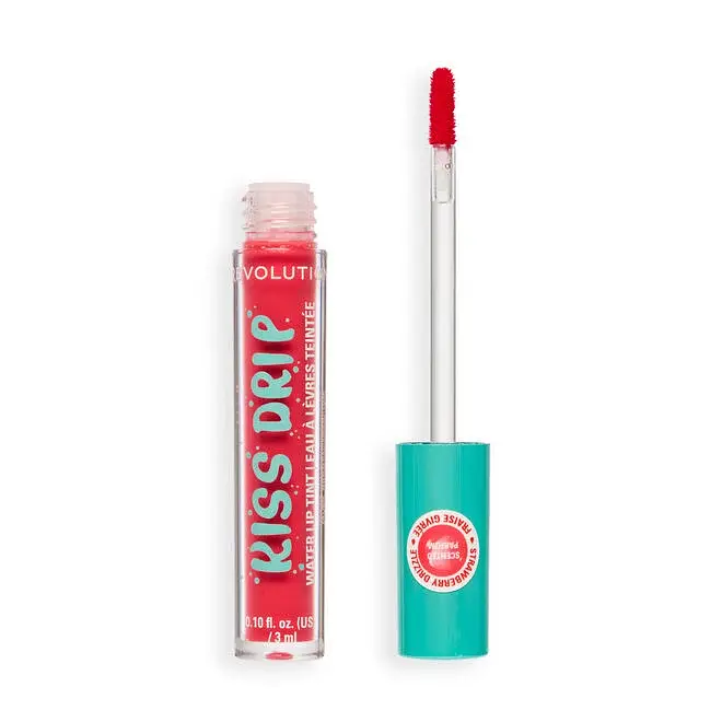 Revolution Beauty Kiss Drip Water Lip Tint Strawberry Drizzle