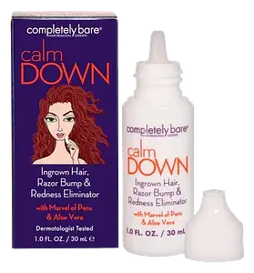 Completely Bare Calm Down Ingrown Hair, Razor Bump & Redness Eliminator