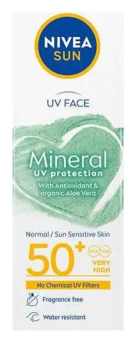 Nivea Sun Mineral Face Cream SPF50+