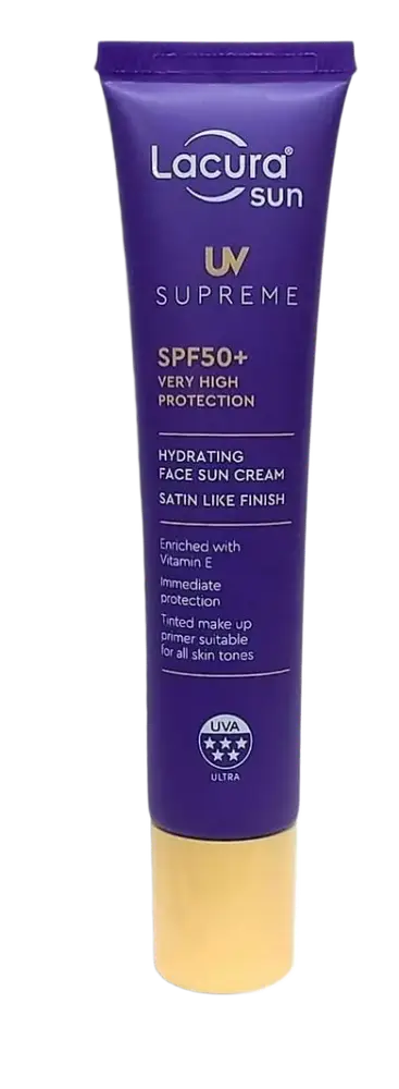 Lacura UV Supreme SPF50+ Hydrating Face Sun Cream