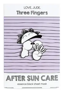 Love, Jude Three Fingers After Sun Care Essence Black Sheet Mask