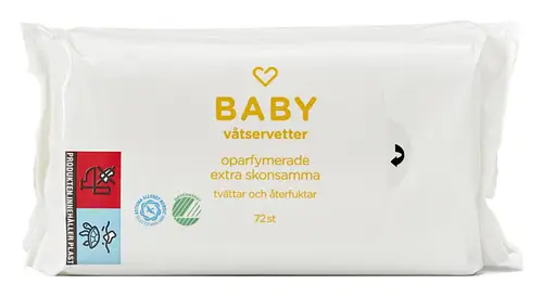 Hjärtats Våtservetter Baby