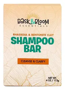 Bask & Bloom Rhassoul & Bentonite Clay Shampoo Bar