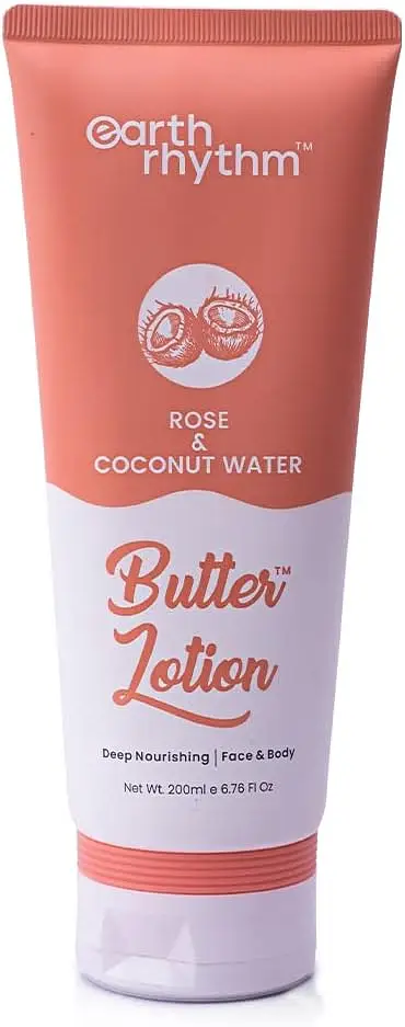 Earth Rhythm Butter Lotion Rose & Coconut Water