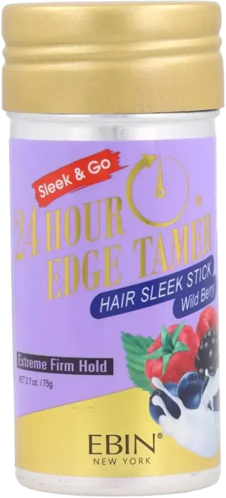 Ebin New York 24 Hour Edge Tamer Sleek Hair Wax Stick Wild Berry