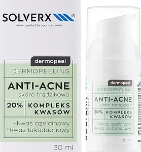 Solverx Dermopeeling Anti-Acne 20% Kompleks