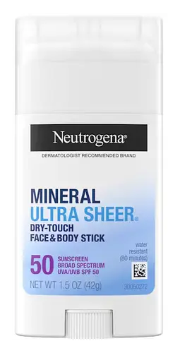 Neutrogena Mineral Ultra Sheer Dry-Touch Face & Body Stick SPF 50