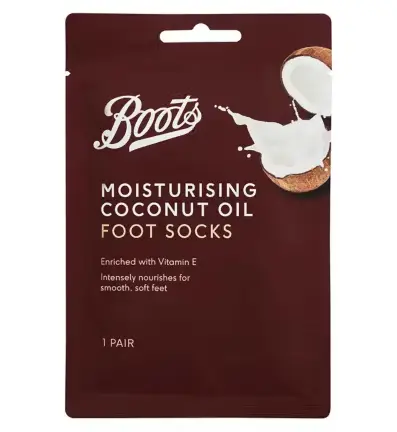 Boots Moisturising Foot Socks Coconut Oil
