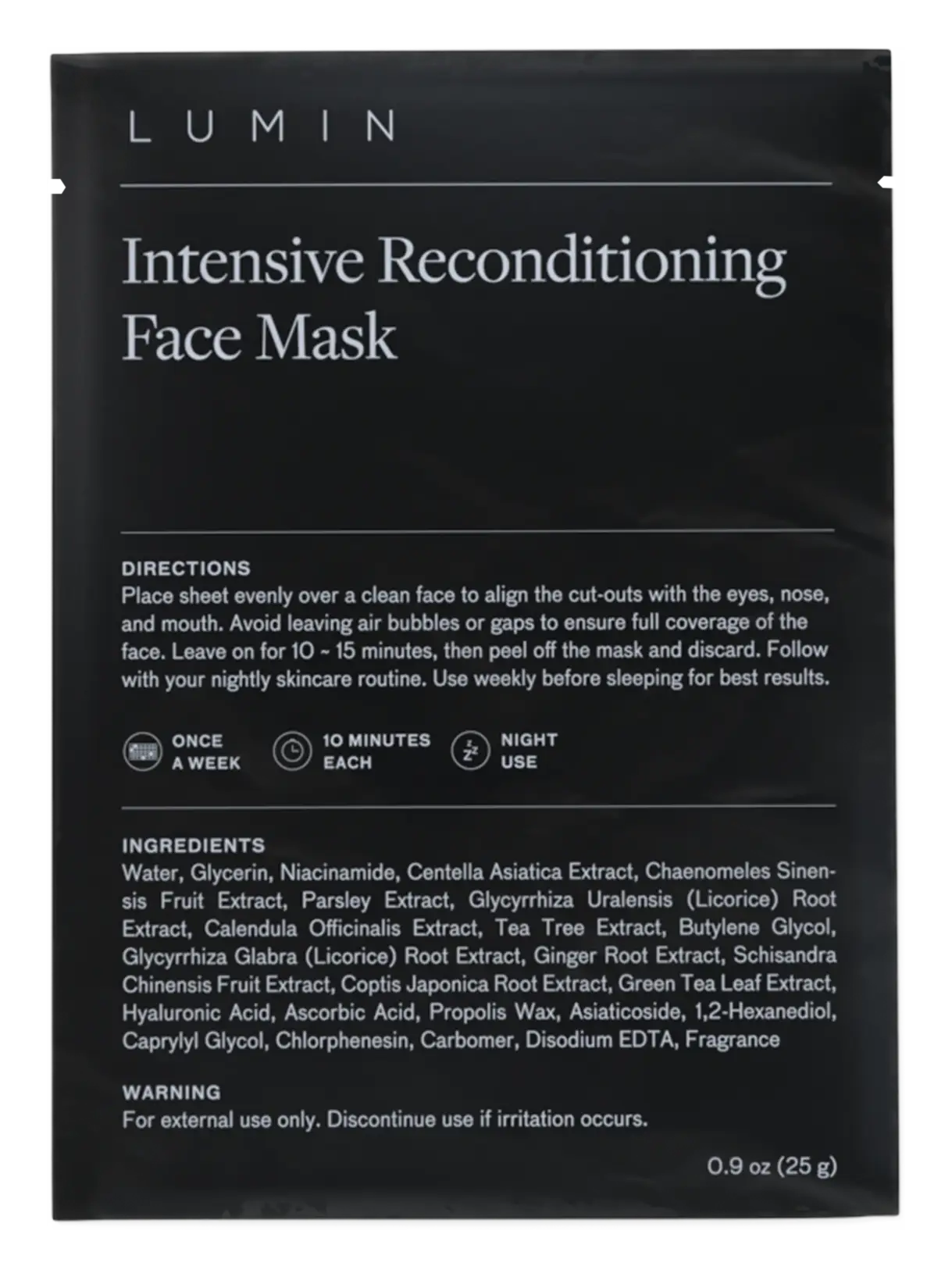 Lumin Intensive Reconditioning Face Mask