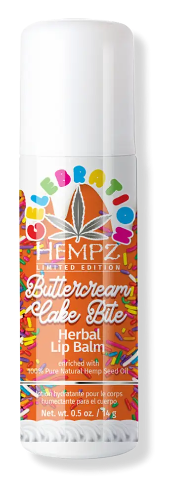 Hempz Buttercream Cake Bite Herbal Lip Balm