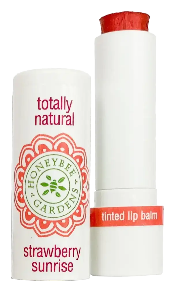 Honeybee Gardens Tinted Lip Balm Strawberry Sunrise