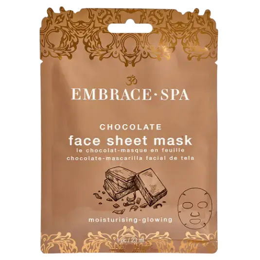 Embrace Spa Face Sheet Mask Chocolate