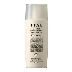 Fyne Ultra Mild Hybrid Sunscreen Broad Spectrum SPF 50+