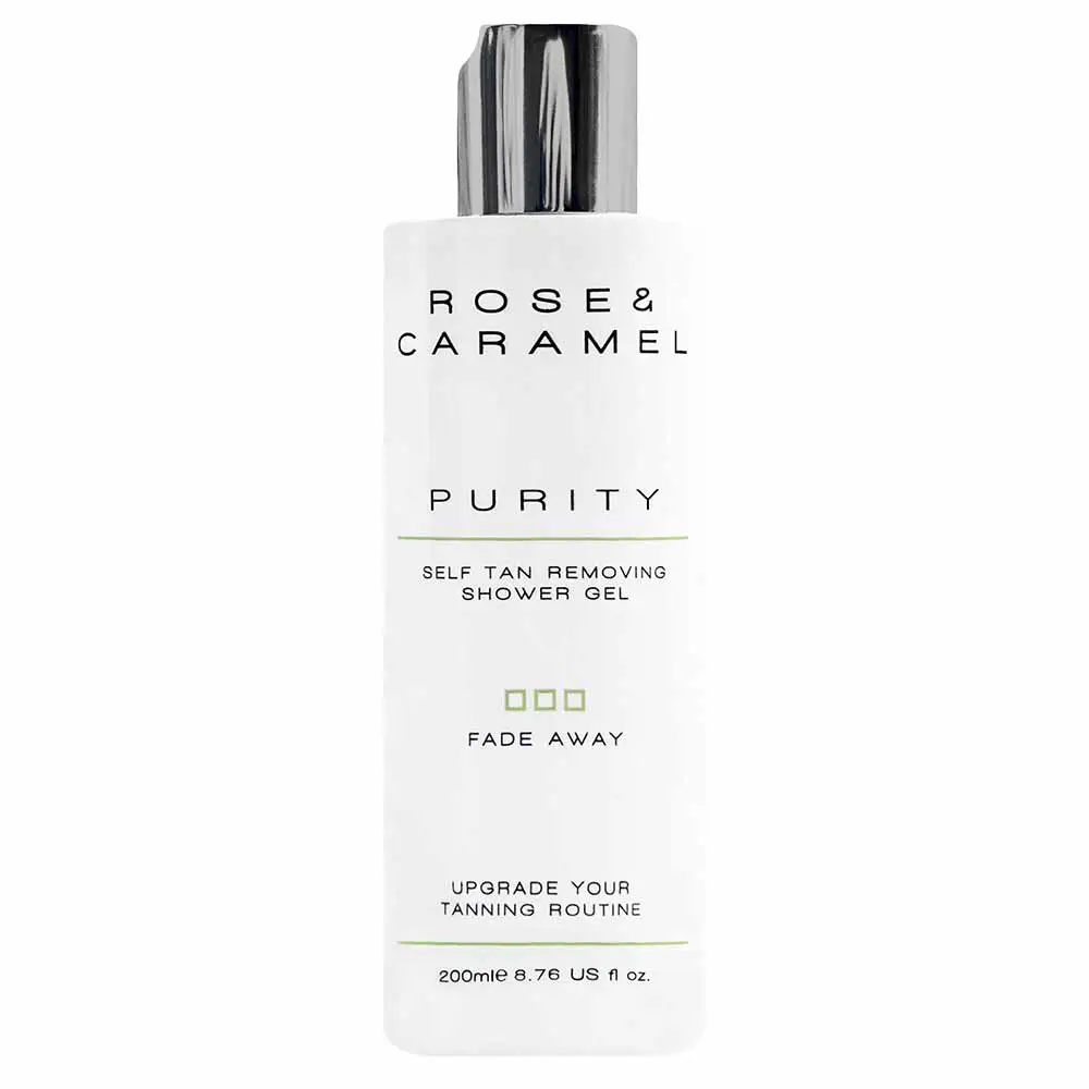 Rose & Caramel Purity Self Tan Removing Shower Gel