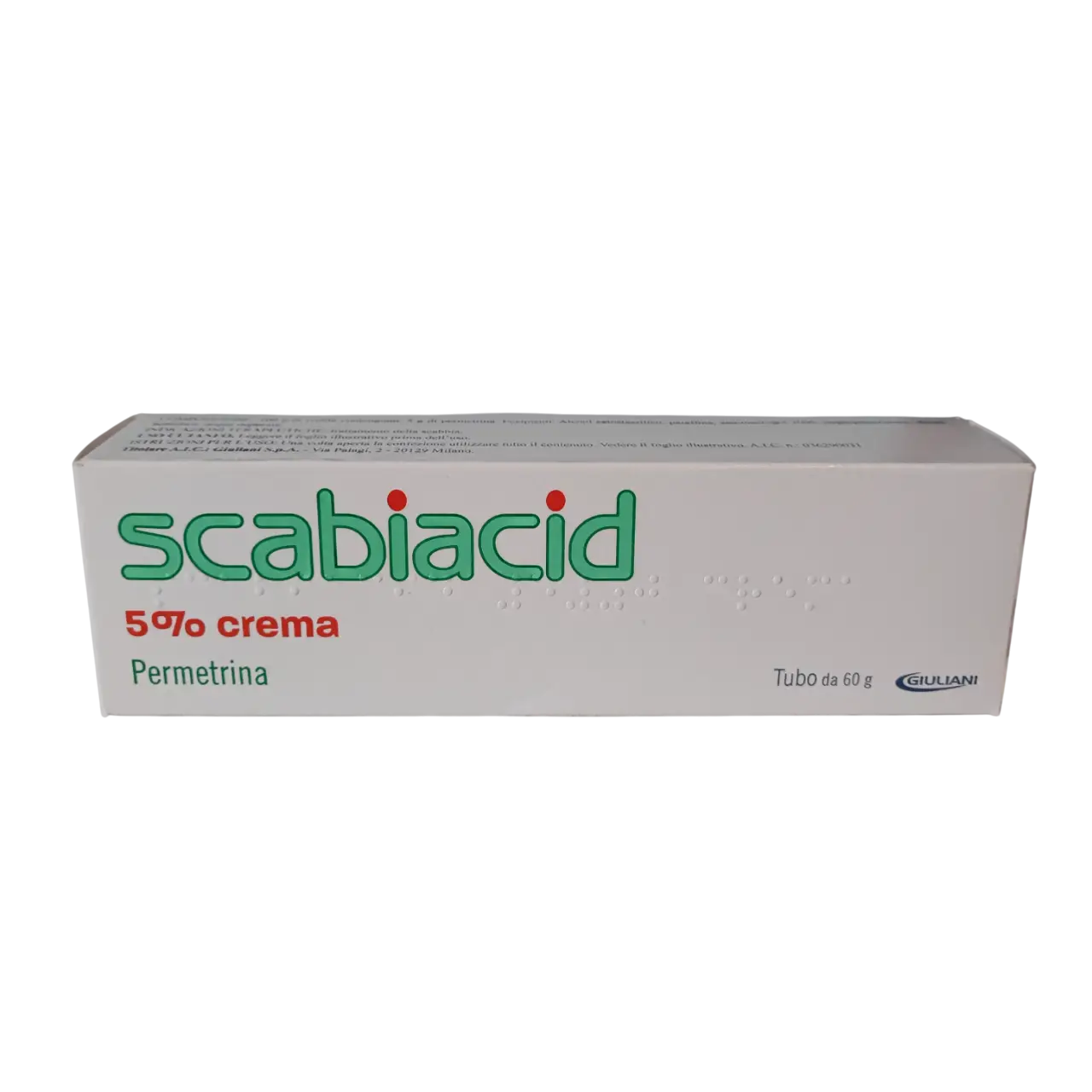 Giuliani Scabiacid 5% Cream Permetrina