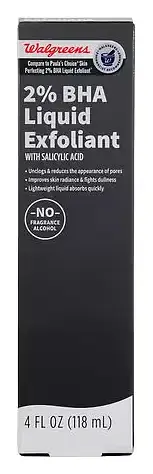 Walgreens 2% BHA Liquid Exfoliant With Salicylic Acid