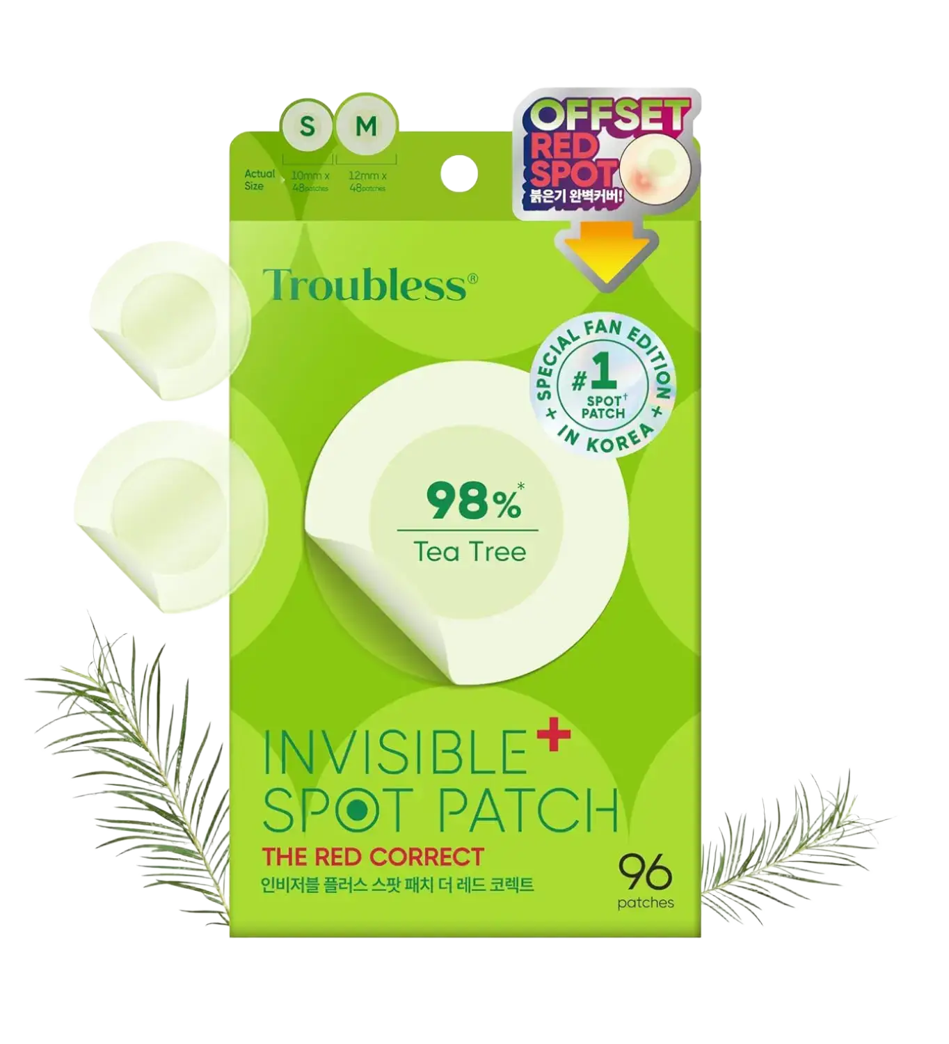 Troubless Invisible Spot Patch The Red Correct