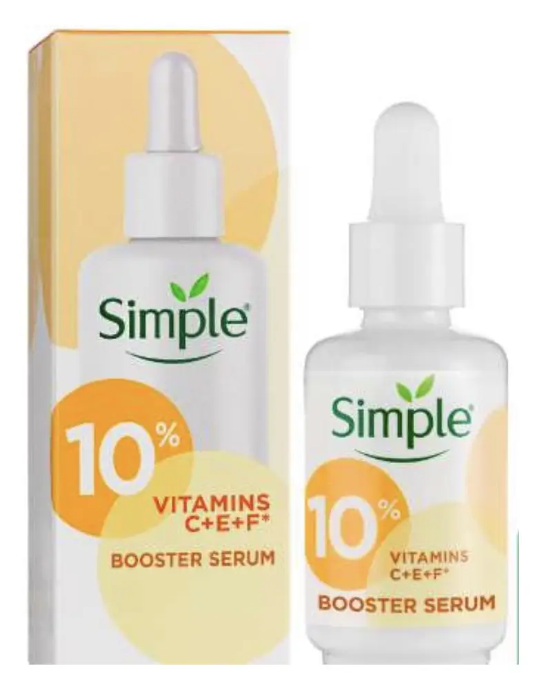 Simple Skincare Booster Serum 10% Vitamins C + E + F