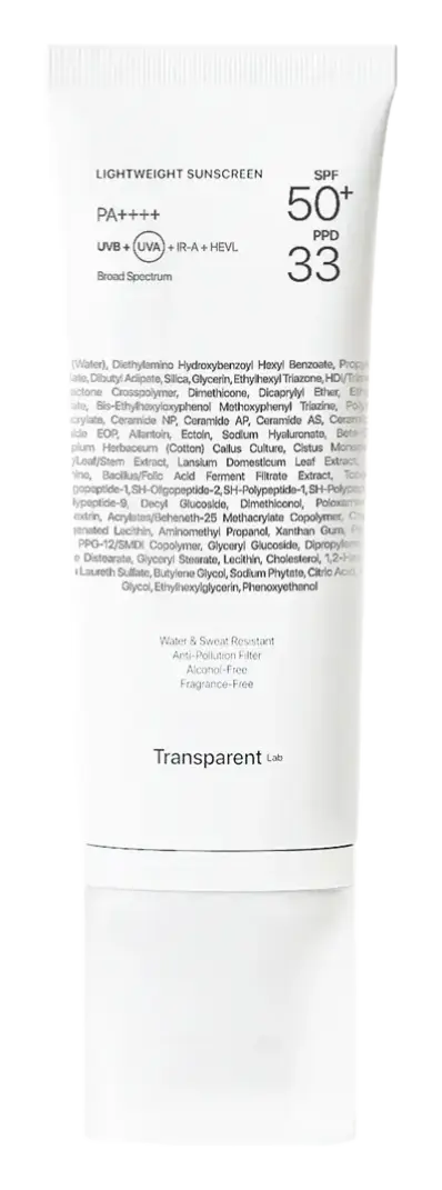Transparent Lab Lightweight Sunscreen SPF50+
