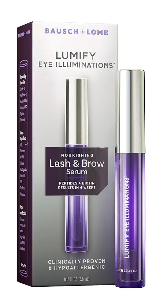 Bausch + Lomb Lumify eye illuminations lash and brow serum