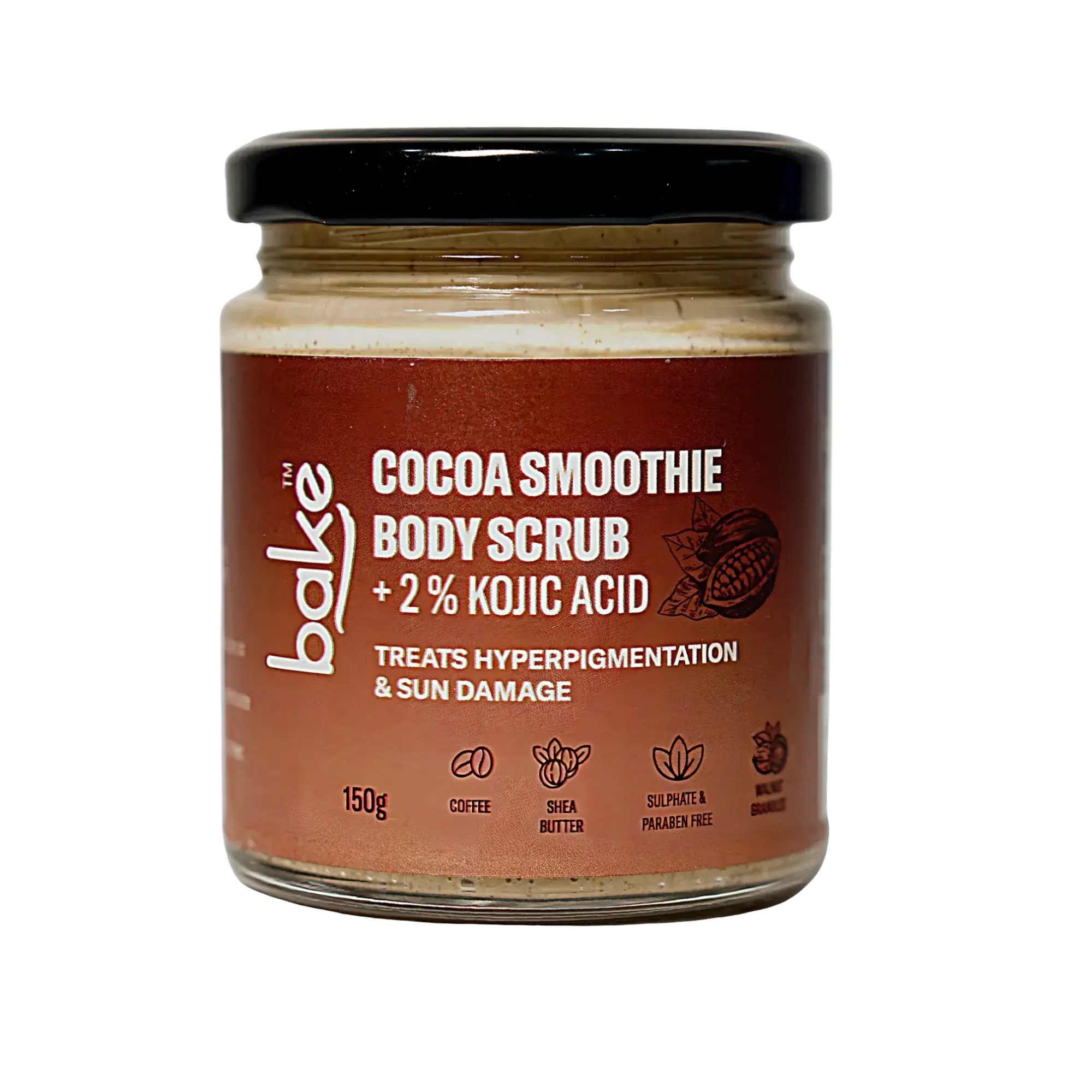 Bake Cocoa Smoothie Body Scrub + 2% Kojic Acid