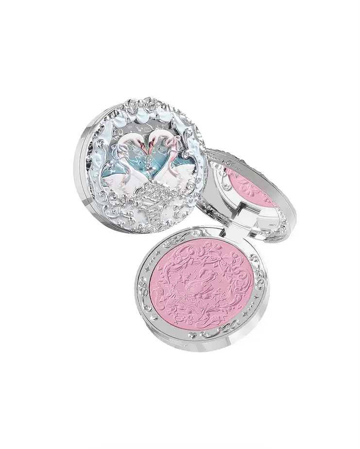 Flower Knows Swan Ballet Embossed Blush 03 Silky Ribbon