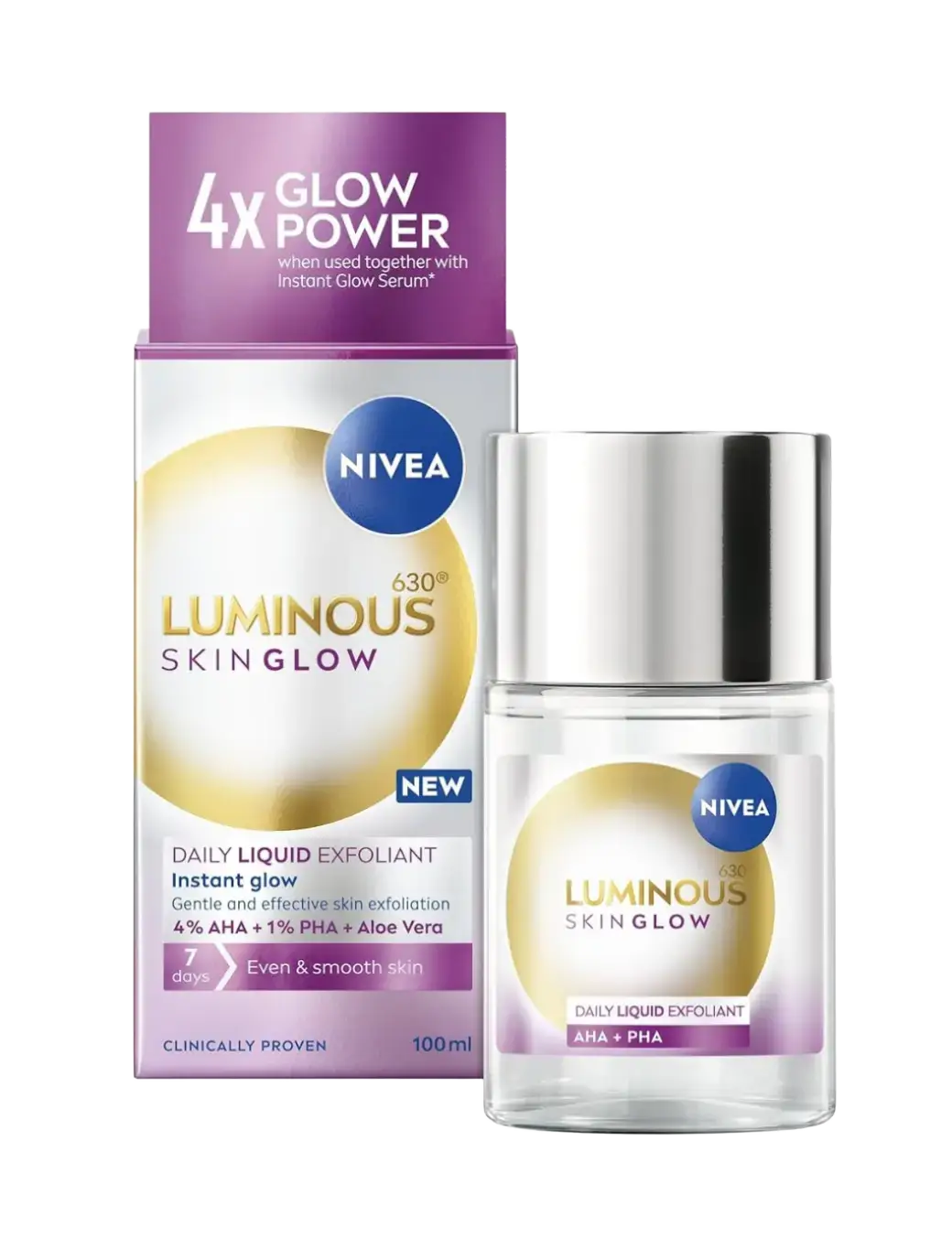 Nivea Luminous 630 Instant Skin Glow Daily Liquid Exfoliant