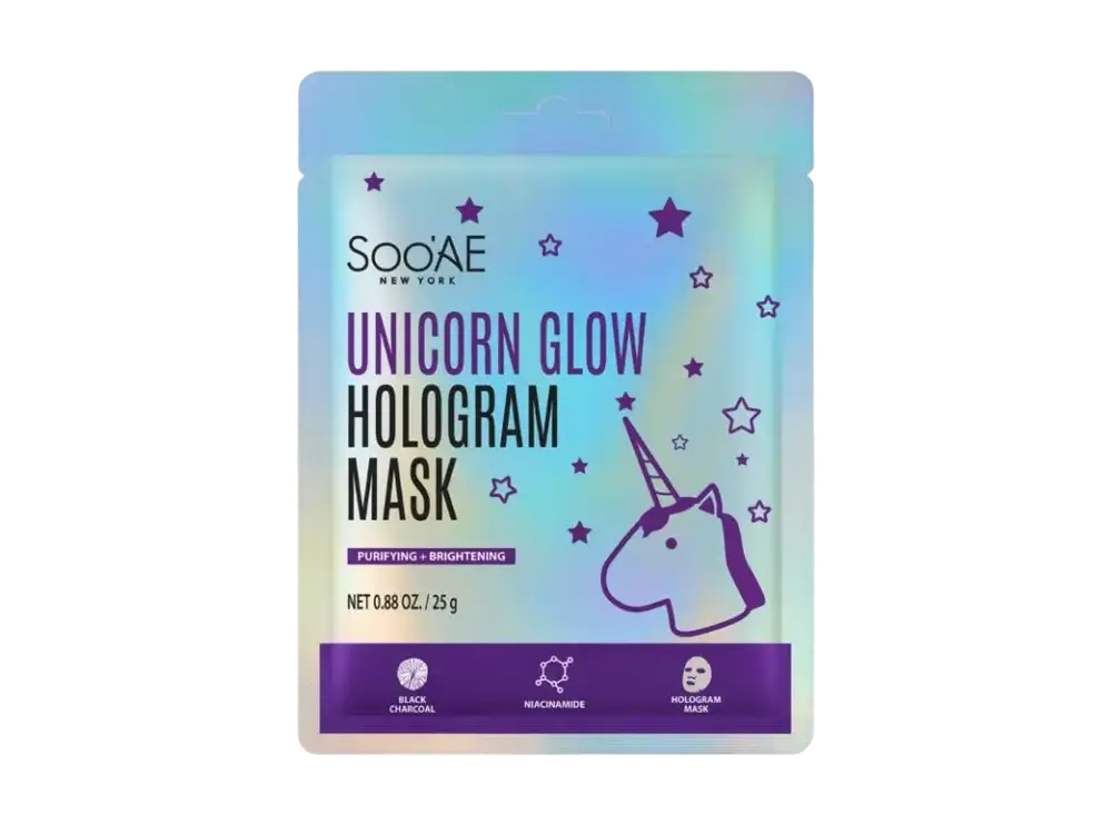 Soo'AE Unicorn Glow Hologram Mask