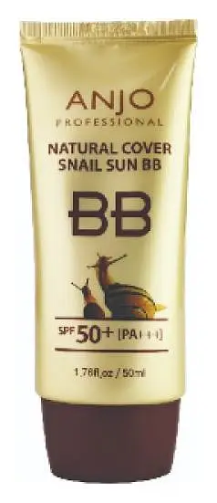 Anjo Natural Cover Snail Sun BB Cream SFP50+ PA+++