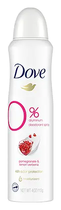 Dove 0% Aluminum Deodorant Pomegranate & Lemon Verbena