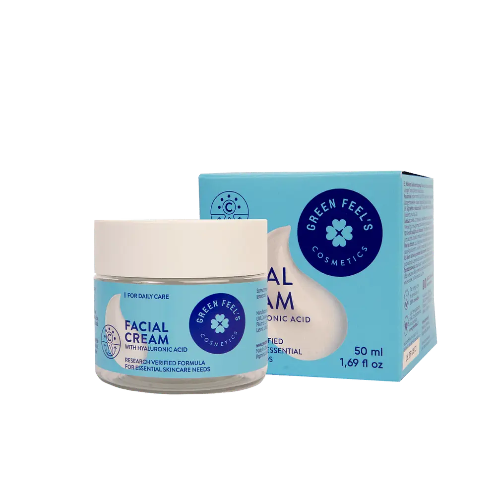 Green Feel's Facial Cream With Hyaluronic Acid