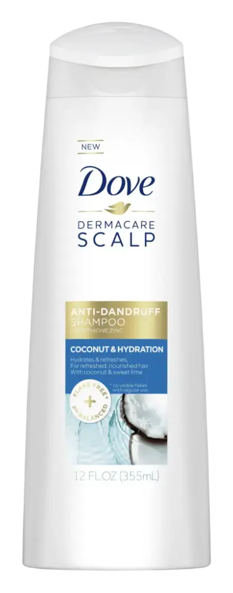 Dove DermaCare Scalp Coconut and Hydration Anti-Dandruff Shampoo