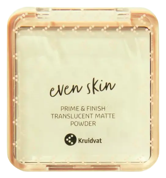 Kruidvat Even Skin Prime & Finish Translucent Matte Powder