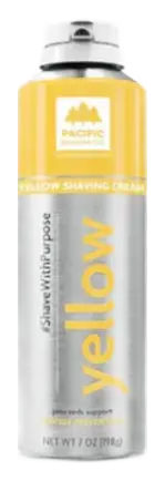 Pacific Shaving Company Colorful Shaving Cream Yellow