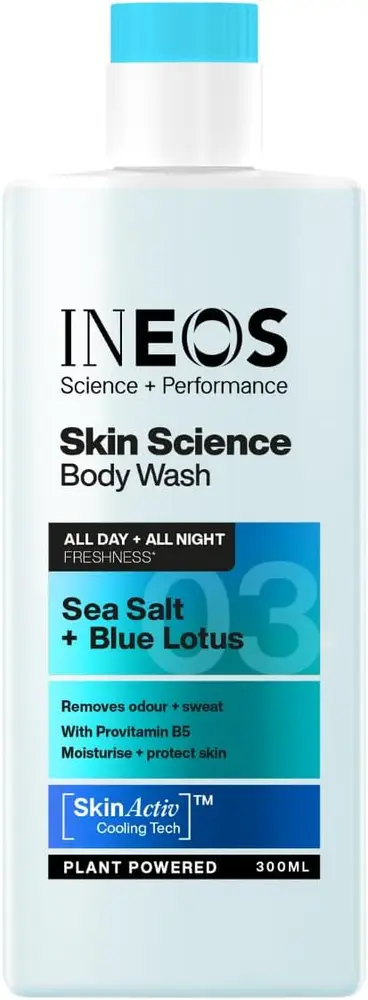 Ineos Skin Science Body Wash Sea Salt + Blue Lotus