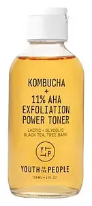 Youth To The People Kombucha + 11% AHA Exfoliation Toner with Lactic Acid