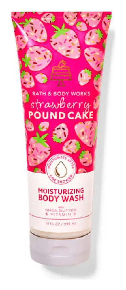 Bath & Body Works Moisturizing Body Wash Strawberry Pound Cake