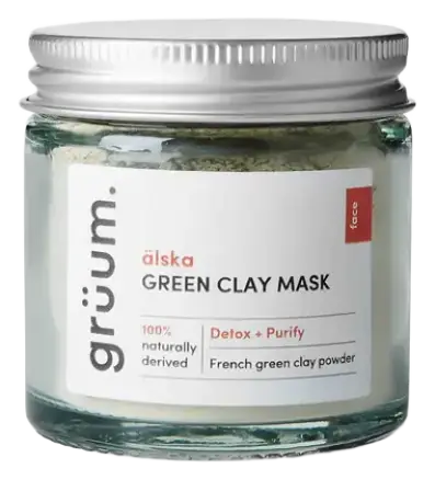 grüum Älska Clay Mask Green (For oily skin)
