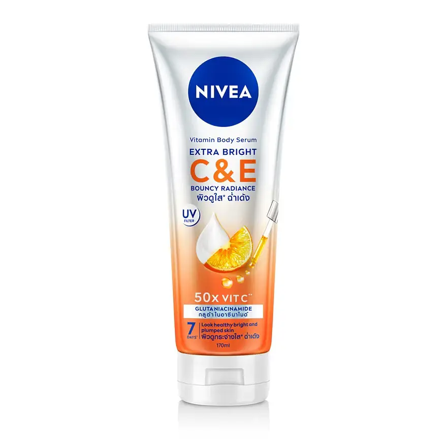 Nivea Extra Bright C & E Bouncy Radiance Vitamin Body Serum Thailand