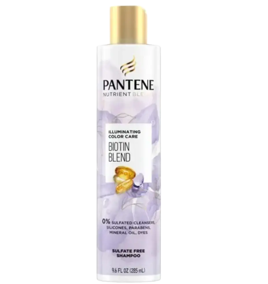 Pantene Illuminating Color Care Biotin Blend Sulfate Free Shampoo