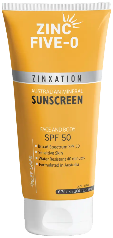Zinc Five-0 Mineral Face And Body Sunscreen SPF 50